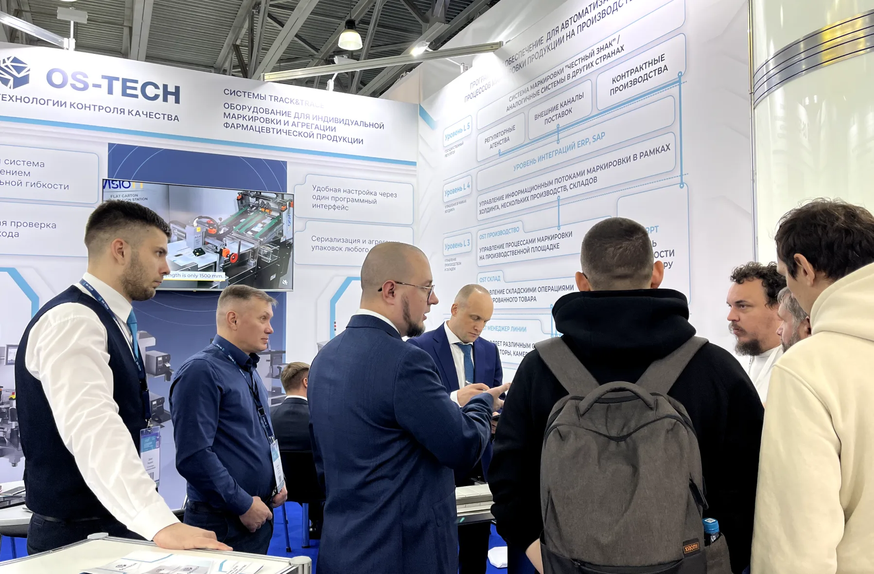 Фотография к материалу «Итоги участия OS-Tech в выставке Pharmtech&Ingredients 2024»