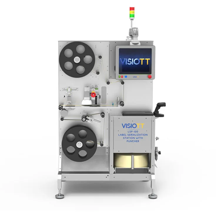 Система сериализации этикеток Visiott LSP-100, дополнительный ракурс